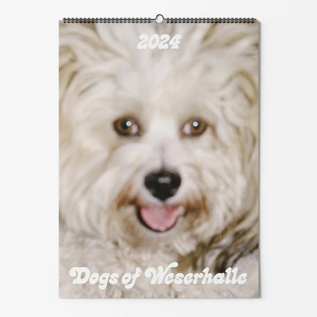 Calendar 2024: Dogs of Weserhalle