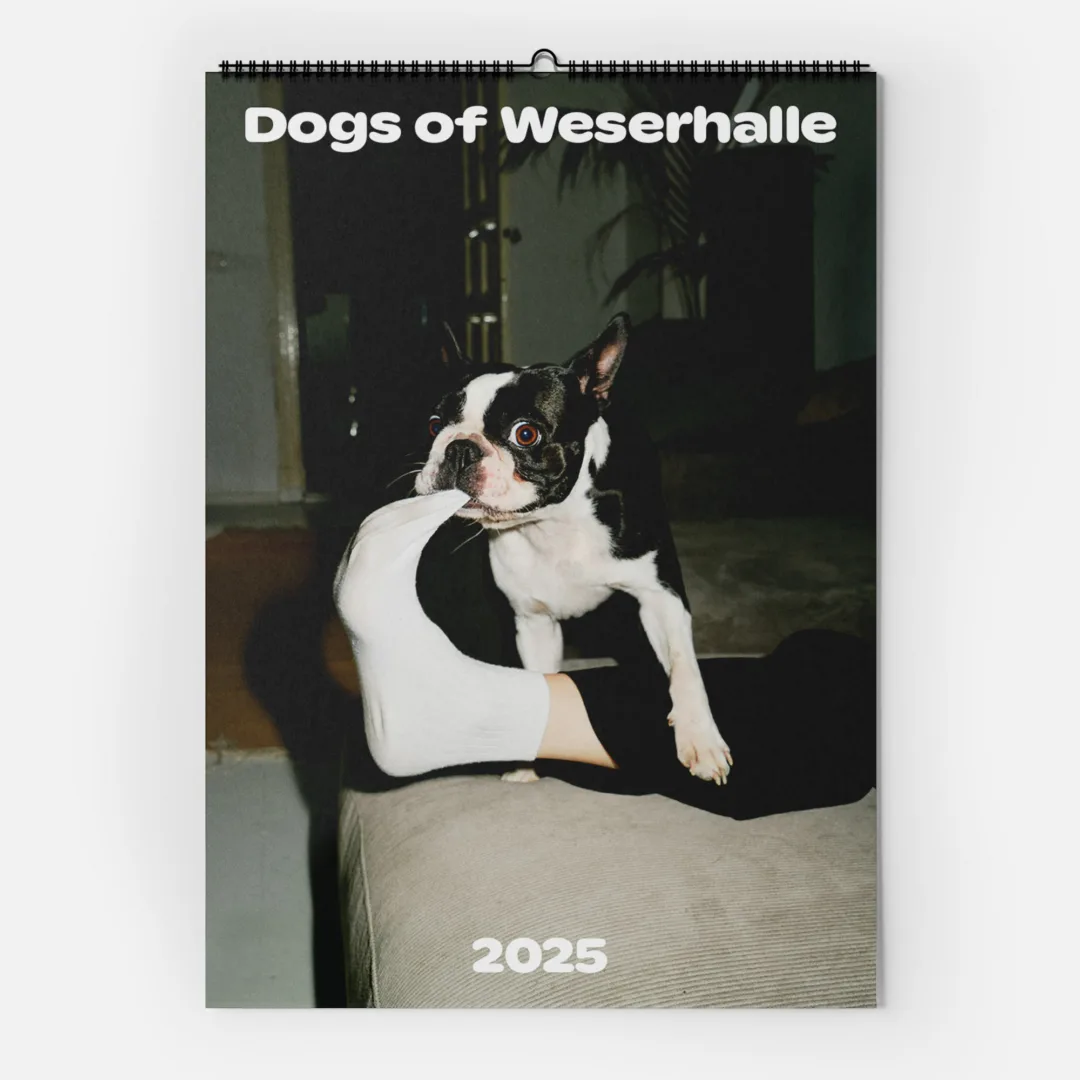 Calendar 2025: Dogs of Weserhalle