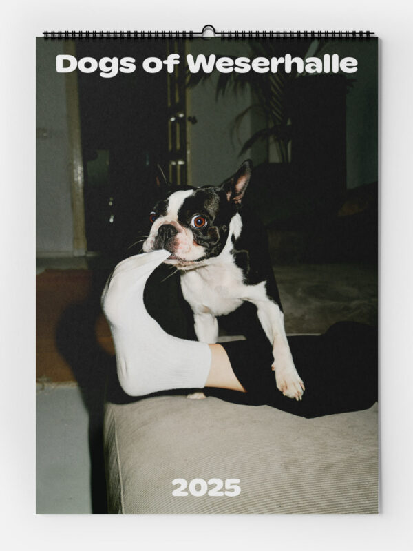 Calendar 2025: Dogs of Weserhalle