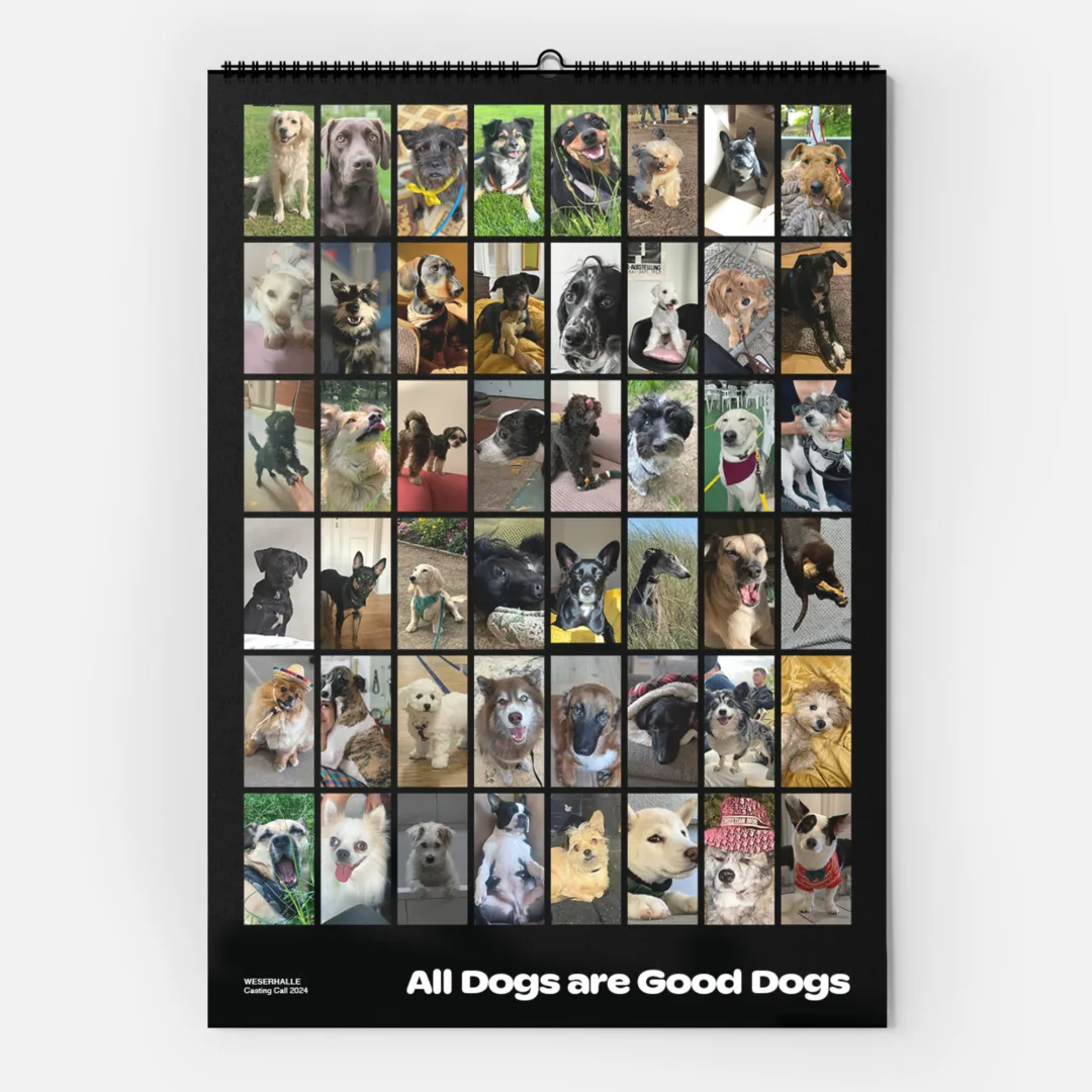 Calendar 2025: Dogs of Weserhalle