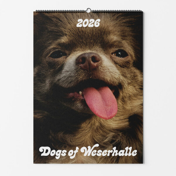 Calendar 2026: Dogs of Weserhalle